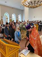 Молебен для учащихся в Казанском храме города Павловский Посад