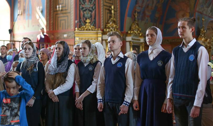 Выпуск в школе вожатых при Богоявленском соборе Ногинска