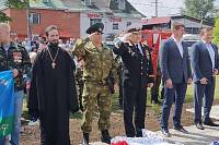 Открытие памятника воинам-пограничникам в Дрезне