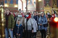 Освящение Боголюбской иконы после ее реставрации в Богоявленском соборе Ногинска