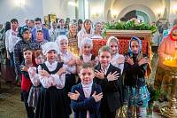 Престольный праздник в храме блаженной Ксении Петербургской деревни Медвежьи Озера
