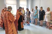Молебен в родильном доме микрорайона Саввино
