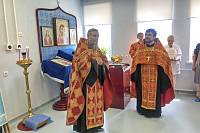 Молебен в родильном доме микрорайона Саввино