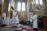 Первая Литургия в Вознесенском храме г. Электросталь