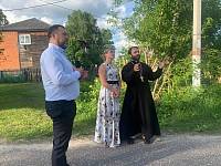 Посещение Крестовоздвиженского храма поселка Мишеронский