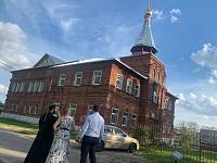 Посещение Крестовоздвиженского храма поселка Мишеронский