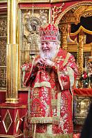 Архиерейское богослужение в Богородицерождественском храме села Рудне-Никитское