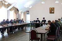 Встреча с командирами войсковых частей в Богоявленском соборе Ногинска