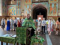 Вручение аттестатов в Православной Алексиевской гимназии г. Щелково