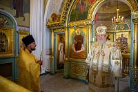 Архиерейское богослужение в храме иконы Божией Матери «Спорительница хлебов» г. Щелково