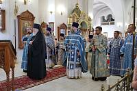 Архиерейское богослужение в Тихвинском храме Ногинска