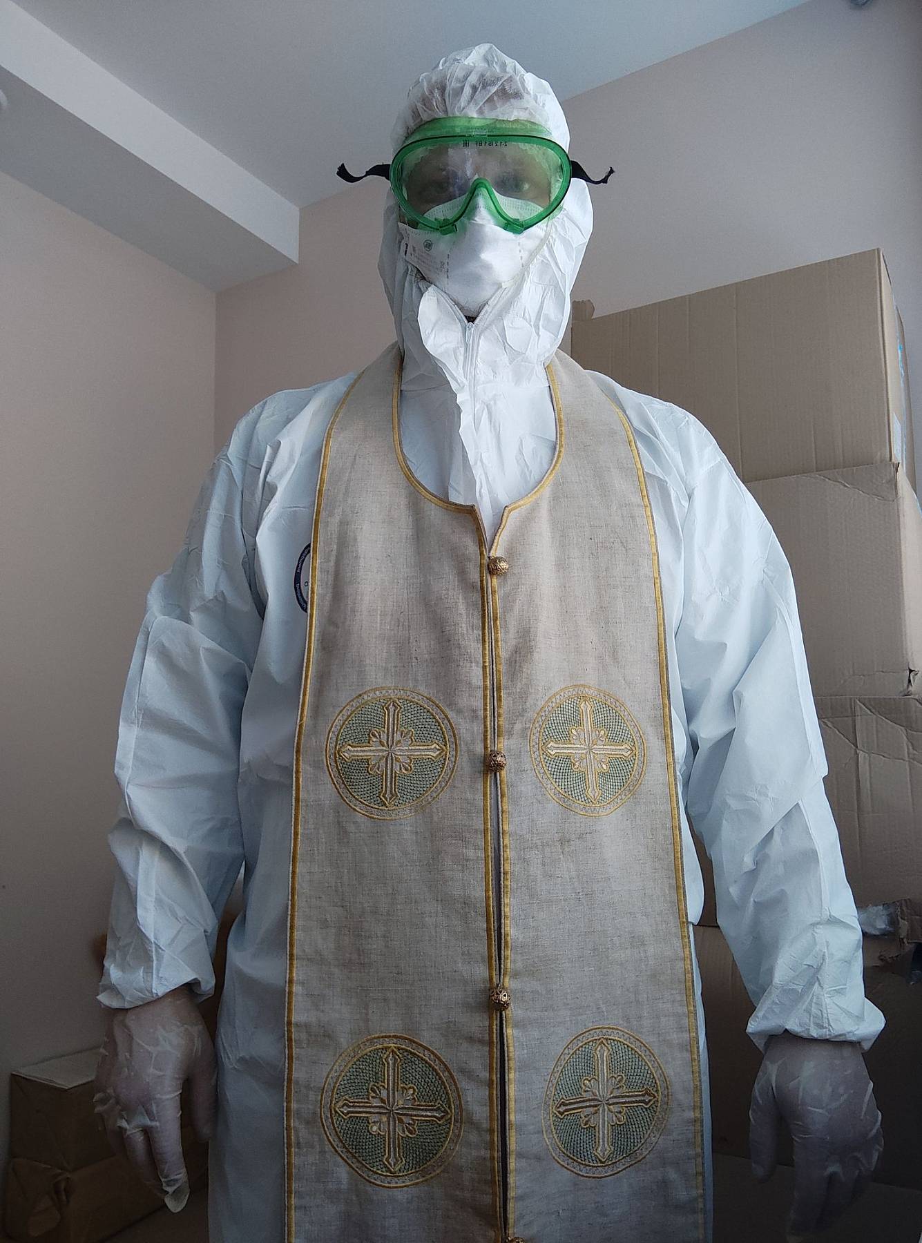 Посещение Орехово-Зуевского отделения для больных коронавирусном