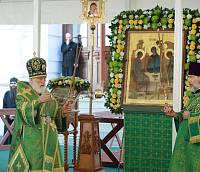 Божественная литургия в Троице-Сергиевой лавре 