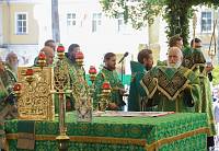 Божественная литургия в Троице-Сергиевой лавре 