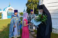 Архиерейское богослужение в деревне Маврино