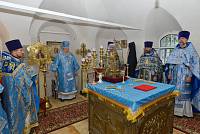 Архиерейское богослужение в деревне Маврино