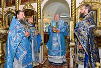 Архиерейское богослужение в деревне Маврино