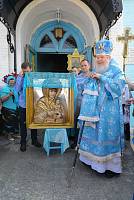 Архиерейское богослужение в деревне Маврино