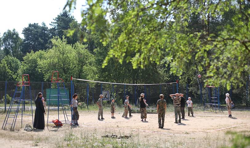 Спортивная смена программы семейного отдыха «Дружина» в Богородском благочинии