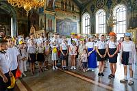 Начало смены православного паломнического детского лагеря «Благовест»