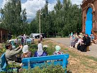 Литературно-музыкальная композиция в деревне Запутное