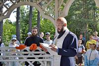 Открытие смены в Епархиальном православном паломническом детском лагере «Благовест»