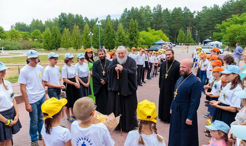 Архиерейский визит в православный паломнический лагерь «Благовест»
