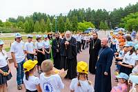 Архиерейский визит в православный паломнический лагерь «Благовест»