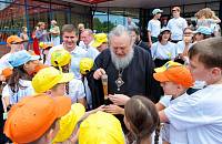 Архиерейский визит в православный паломнический лагерь «Благовест»