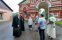 Архипастырский визит в Тихвинский храм села Евлево