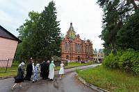 Архипастырский визит в Тихвинский храм села Евлево