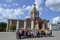 Завершение смены в православном паломническом детском лагере «Благовест»