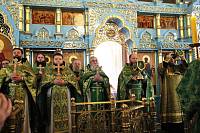 Божественная литургия в Покровско-Васильевском монастыре
