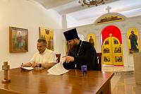 Подписание договоров о сотрудничестве между Павлово-Посадским благочинием и медицинскими учреждениями