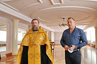 Освящение здания Московского областного театра драмы и комедии в Ногинске