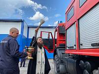 Молебен в пожарно-спасательной части города Электрогорск