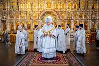 Архиерейское богослужение в Троицком соборе г. Щелково