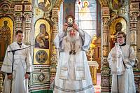 Архиерейское богослужение в Троицком соборе г. Щелково