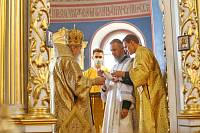 Архиерейское богослужение в Богоявленском соборе Ногинска