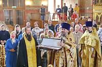 Архиерейское богослужение в Богоявленском соборе Ногинска