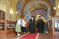 Архиерейское богослужение в Богоявленском соборе Ногинска