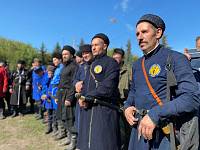 Открытие соревнований по рубке шашкой «Казарла» в Павловском Посаде