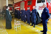 Освящение пожарной техники в Дрезне