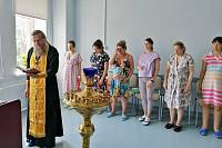 Молебен в родильном доме микрорайона Саввино