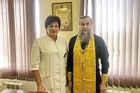 Молебен в родильном доме микрорайона Саввино