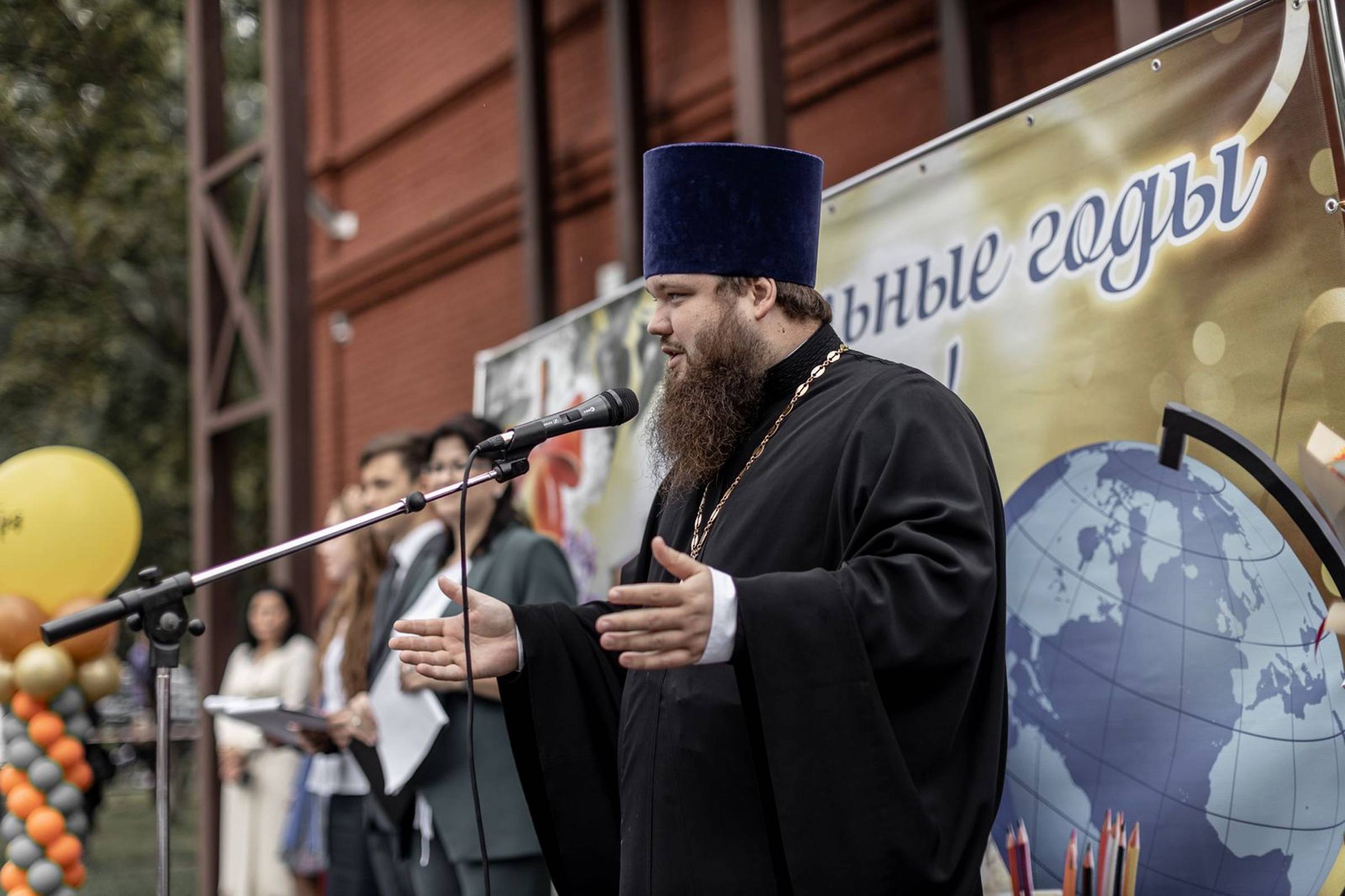Линейка в средней школе №2 городского округа Павловский Посад
