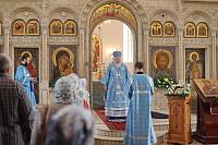 Архиерейское богослужение в Троицком храме г. Электроугли
