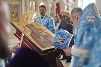 Архиерейское богослужение в Троицком храме г. Электроугли