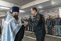 Молебны в пожарно-спасательных учреждениях Павловского Посада и Электрогорска