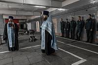 Молебны в пожарно-спасательных учреждениях Павловского Посада и Электрогорска